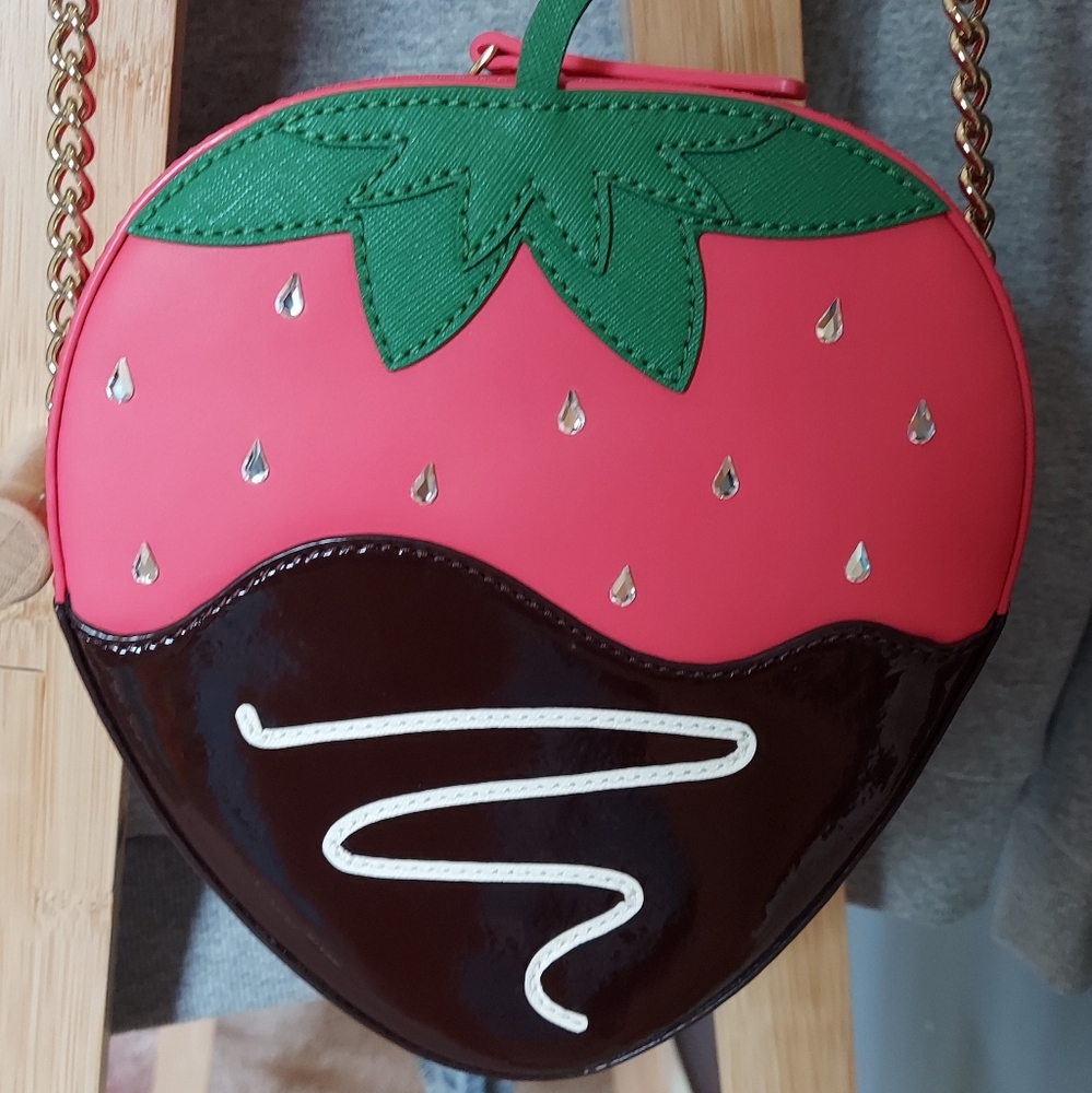 Kate spade chocolate dipped strawberry purse
